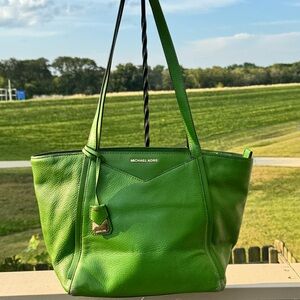 Michael Kors 30S8GN1T1L Whitney Small Pebbled Leather Tote